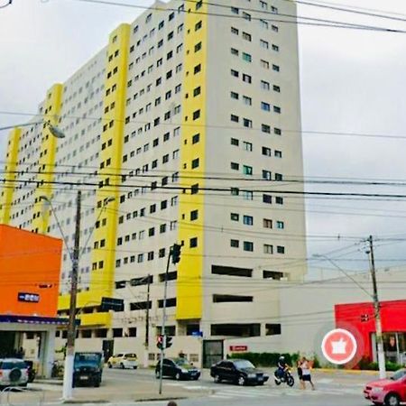 Lindo Flat Na Praia Da Ocian - Praia Grande Esterno foto