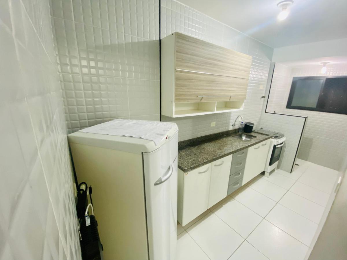 Lindo Flat Na Praia Da Ocian - Praia Grande Esterno foto